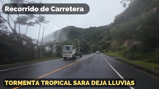 Tormenta Tropical Sara deja lluvias en El Salvador 🇸🇻 [upl. by Aicul]