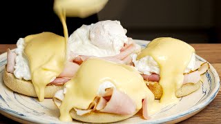 Eggs Benedict  Perfect Hollandaise amp Poached Eggs with Damien Leroux [upl. by Gannie]