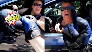 quotDRIVERS REVENGEquot  STUPID CRAZY amp ANGRY PEOPLE VS BIKERS 2021 Ep1018 [upl. by Lorain322]