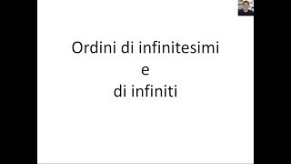 Analisi  Limiti  24  Ordini di infinitesimi e di infiniti [upl. by Naffets]