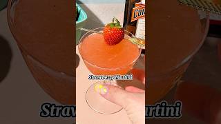 Strawberry Vodka Martini Cocktail Recipe [upl. by Atyekram]