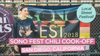 The SoNo Fest Chili CookOff in San Diego California [upl. by Fink]