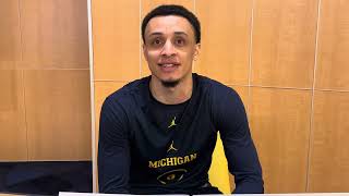 Jaelin Llewellyn at Michigan Media Day 2023 [upl. by Ellekim]