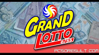 PCSO 655 Grand Lotto Results Today in the Philippines [upl. by Kenlay]