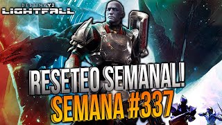 COMPRA ESTAS ARMAS y SHADERS Reseteo Semanal Destiny 2 Lightfall [upl. by Rawley]