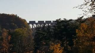 Train Bridge  Letchworth State Park NY  October 21 2024 [upl. by Rosenkrantz]