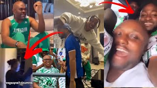 Davido Peter obi Naira MarleyTony elumelu and Nigerians react to winning Angola in afcon2024 [upl. by Anaila]