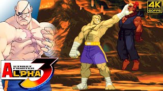 Street Fighter Alpha 3  Sagat Arcade  1998 4K 60FPS [upl. by Dlareme193]