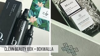 BOXWALLA  CLEAN BEAUTY BOX [upl. by Aural]