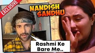 Nandish Sandhu Reaction When Asked About Rashmi Desai  Exclusive Interview [upl. by Happy]