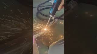 Novices use 3000W dual wire feed to start welding [upl. by Eeltrebor]