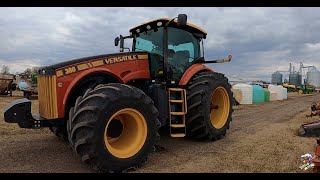 Versatile 360 with LSW Tires amp a Farm Equipment Auction [upl. by Zetnwahs217]