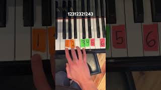 Daylight By David Kushner Piano Tutorial shorts [upl. by Alena]