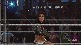 WWE 2K23  Team Kiana James VS Team Roxanne Perez  WARGAMES [upl. by Blackmore]