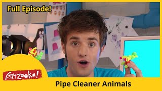 Artzooka  Windsock and Pipe Cleaner Animals Full Episode [upl. by Elodia]