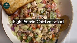 High Protein chicken Salad Recipe  Healthy amp Fulling [upl. by Laersi]