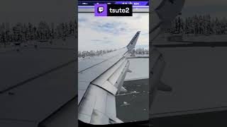 LandingCabin RW03 EFRORovaniemi 20240420  XPlane12  Zibo B738X  tsute2 on Twitch [upl. by Haukom]