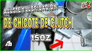 AJUSTE y LUBRICACIÓN de chicote de CLUTCH moto  ITALIKA 150Z  FÁCIL [upl. by Daryle]