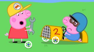 El coche de carreras de George  Los cuentos de Peppa la Cerdita [upl. by Auot]