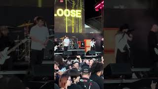 Knocked Loose quotSuffocatequot Ft Poppy live at Sick New World shorts knockedloose poppy [upl. by Adnamas]