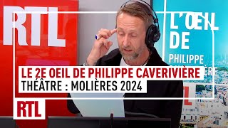 Cérémonie des Molières 2024  le 2e Oeil de Philippe Caverivière [upl. by Tterab]