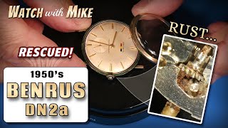 ⌚ Wristwatch Rescue 1950s Benrus Citation DN2A Restoration [upl. by Rolando886]