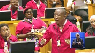 Julius Malema And Mmusi Maimane Asking Ramaphosa A Difficult Question quotVBS And His Sonquot [upl. by Alliuqaj]