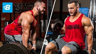 HighVolume Back amp Biceps Workout  Hunter Labrada [upl. by Artemus]