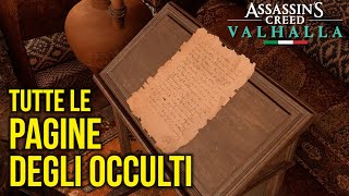 ASSASSINS CREED VALHALLA ITA  TUTTE LE PAGINE DEL CODICE DEGLI OCCULTI [upl. by Lalla]