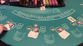 Insane Live In Casino Double Deck Blackjack COMEBACK [upl. by Atiekram]