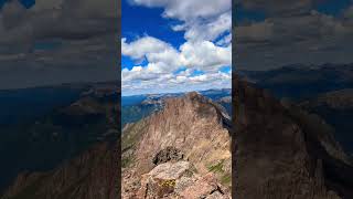 Mount Eolus 🏔️ colorado14ers mountains coloradomountain hiking nature coloradoadventure [upl. by Aneger313]