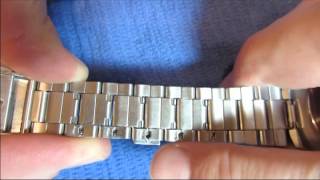 WATCH BAND ADJUSTMENT  RESIZE  HOW TO [upl. by Airla747]