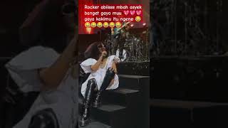 GAYA ATIC CB ROCKER BANGET ♥️ trending concert reaction live lirics music song shorts rock [upl. by Umberto700]