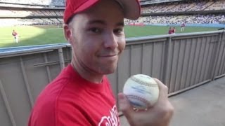 How to Catch a Ball From the Stands at a Baseball Game [upl. by Herries]