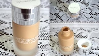 Prescriptives Custom Blend Foundation Review amp Demo [upl. by Ashby621]