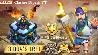 TH 13 Solo Cup  Only 3 Days Left  The Heat is on 🔥  Gold pass Give Away  coc tournament [upl. by Lesig]