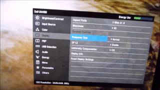 Dell U3415W Menu System OSD [upl. by Gibbs]