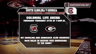 Gamecock Womens Basketball Fan Invite to UGA Game [upl. by Hayilaa]