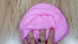 Hair Mousse Soft Slime DIY Soft Slime with Hair Mousse No Borax [upl. by Ellehsim]