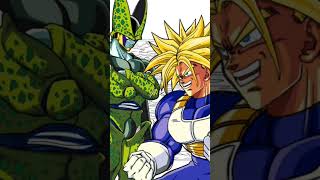 Trunks vs cell cell android saiyan supersaiyan dbz dbs edit theme shorts anime art ost [upl. by Oicangi771]