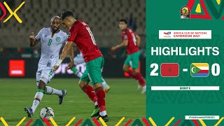 Morocco 🆚 Comoros Highlights  TotalEnergiesAFCON2021  Group C [upl. by Hayne]