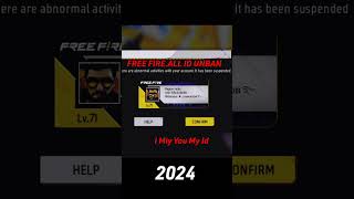 Free fire account unban kaise karen  how to unban free fire account  2024 ff Account unban short [upl. by Jsandye810]