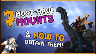 7 Useful Mounts EVERYONE Should Have in WoW amp How To Get Them [upl. by Auqenes]