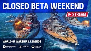 EN WoWs Legends Close Beta Weekend Stream with Philigula amp T33kanne [upl. by Ardnoet]