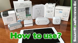 Introduction to Smart Plugs  How to use them in the living room kitchen bathroom and bedroom [upl. by Ecaidnac]