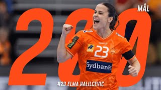 Elma Halilcevic med 200 mål i orange [upl. by Esalb]