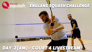 AJ Bell England Squash Challenge  Court 4  Day 2  Morning [upl. by Rehctaht]