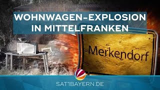 WohnwagenExplosion in Merkendorf Camper in Lebensgefahr [upl. by Ssilem]