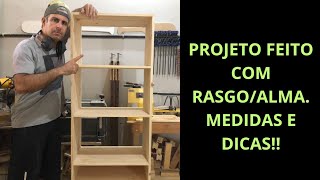 Projeto simples e eficiente de fazer com rasgoalma dicas projeto woodworking marcenaria [upl. by Eseerahs]