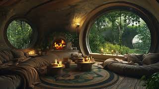 The Real Hobbit Village in a Thunderstorm  Relaxing Rain amp Thunder Ambience  3 Hours [upl. by Greenwood]